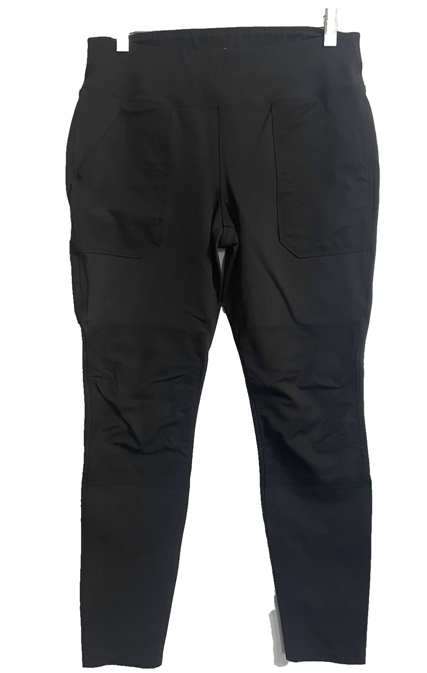 Carhartt Force Utility Leggings Womens Medium Black Fitted Work Pants Stretch